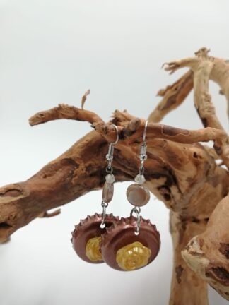 Bottle Cap Earring 128