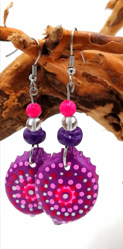 Bottle Cap Earring 003