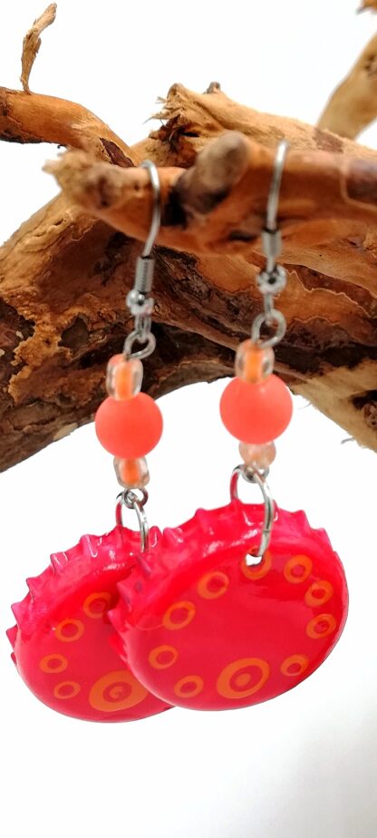 Bottle Cap Earring 016