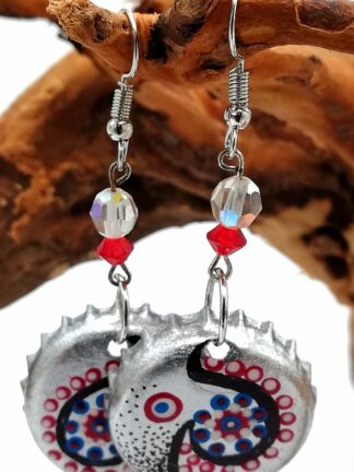 Bottle Cap Earring 018