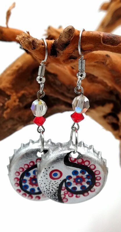 Bottle Cap Earring 018