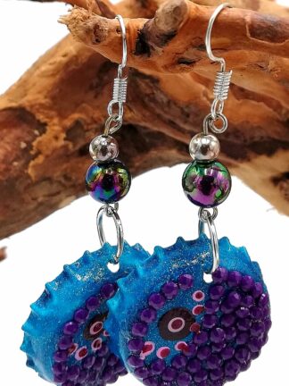 Bottle Cap Earring 019