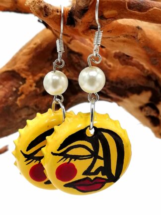 Bottle Cap Earring 021