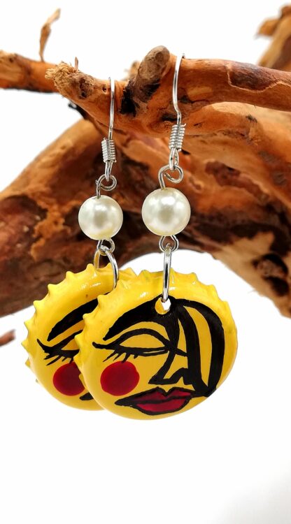 Bottle Cap Earring 021