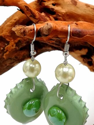 Bottle Cap Earring 042