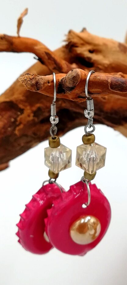 Bottle Cap Earring 044