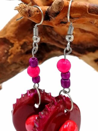 Bottle Cap Earring 052