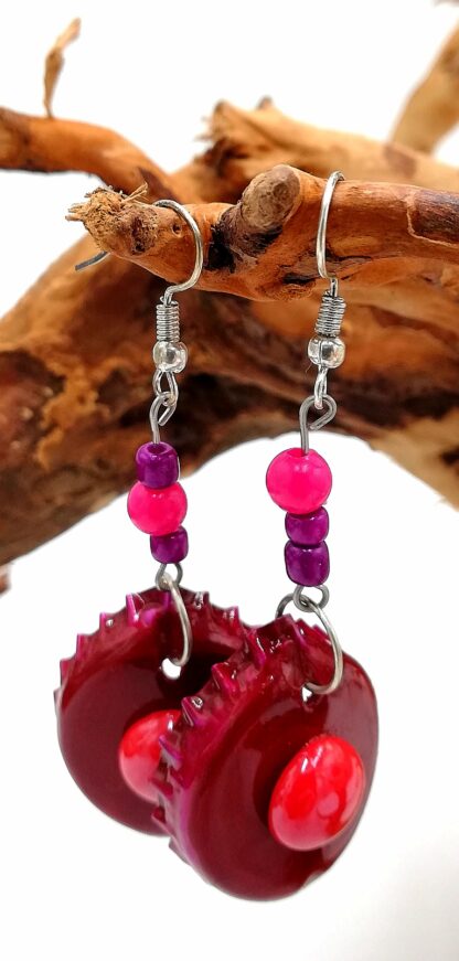 Bottle Cap Earring 052