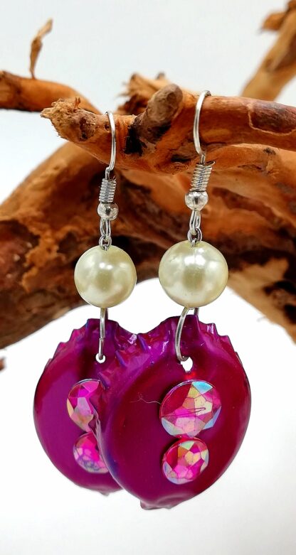 Bottle Cap Earring 057