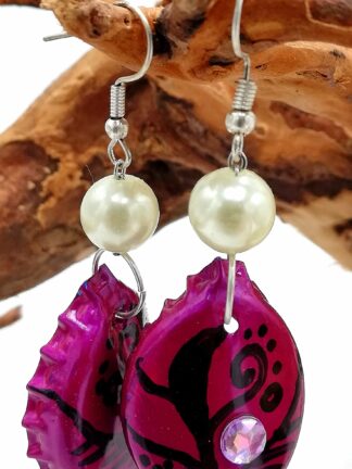Bottle Cap Earring 059