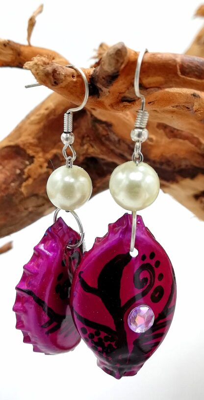 Bottle Cap Earring 059