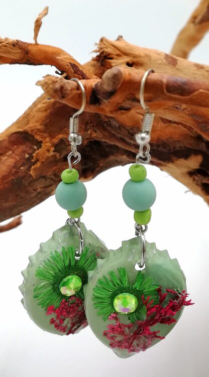 Bottle Cap Earring 069