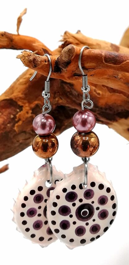 Bottle Cap Earring 076