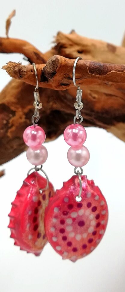 Bottle Cap Earring 082