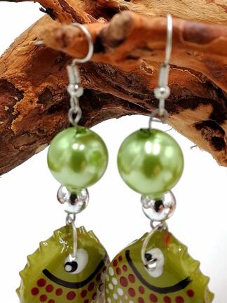 Bottle Cap Earring 086