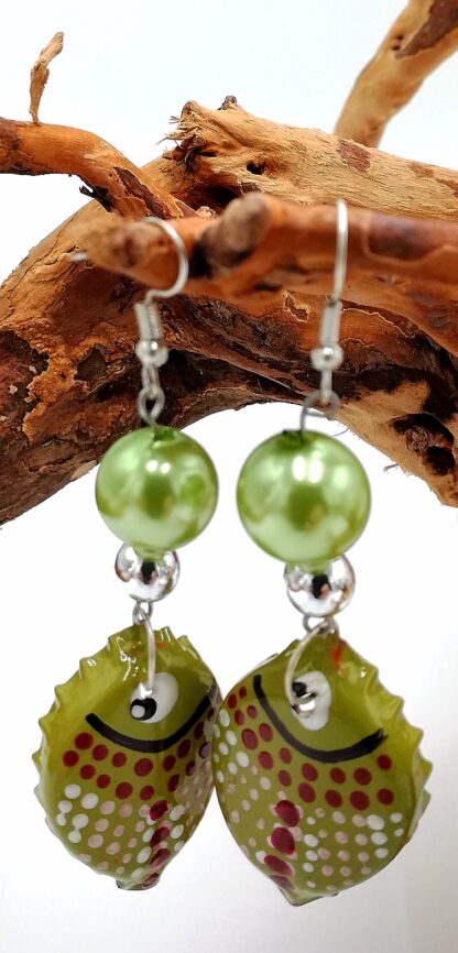 Bottle Cap Earring 086