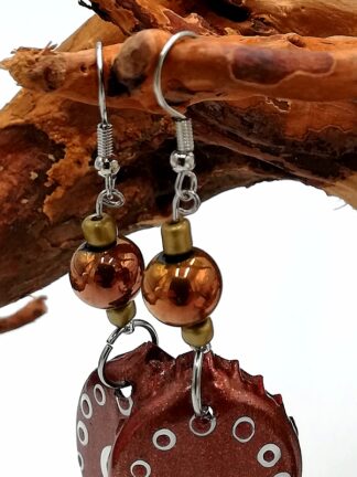 Bottle Cap Earring 088