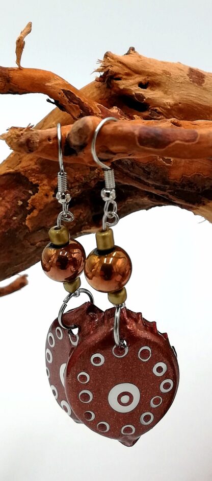 Bottle Cap Earring 088