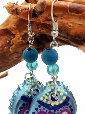 Bottle Cap Earring 090