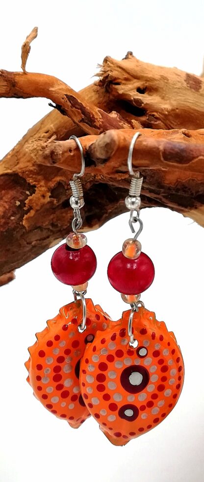 Bottle Cap Earring 091