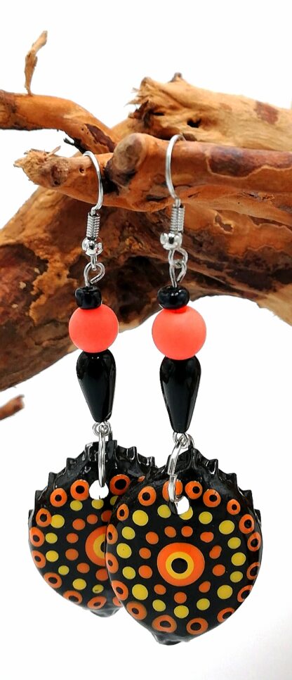 Bottle Cap Earring 095