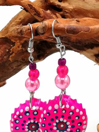 Bottle Cap Earring 096