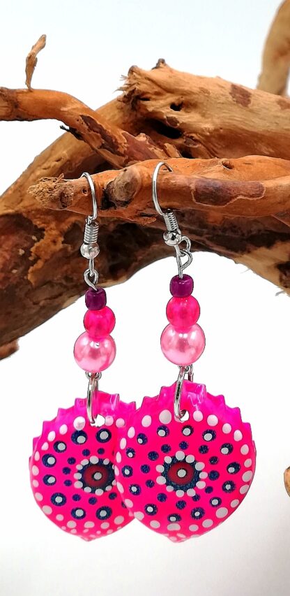 Bottle Cap Earring 096