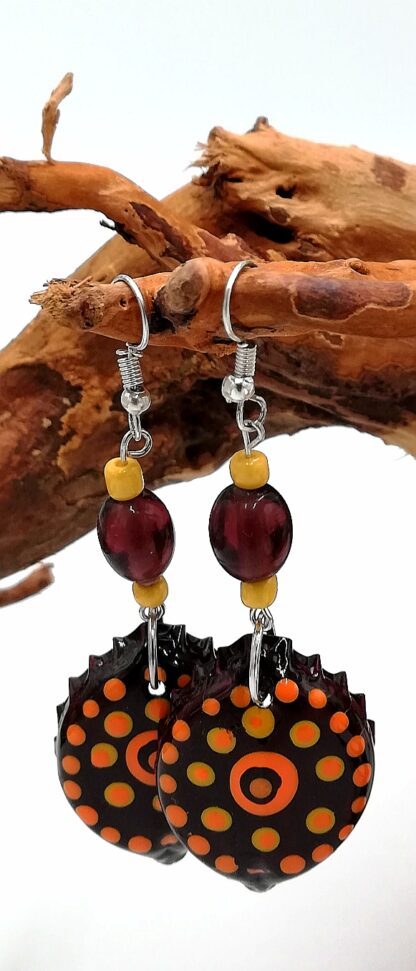Bottle Cap Earring 099