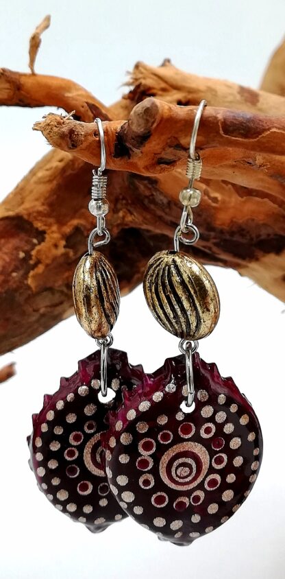 Bottle Cap Earring 118