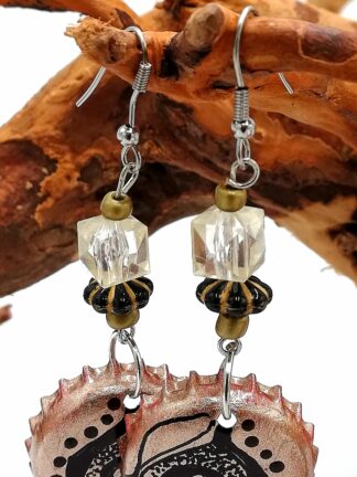 Bottle Cap Earring 134