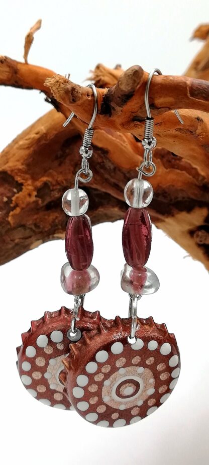 Bottle Cap Earring 136