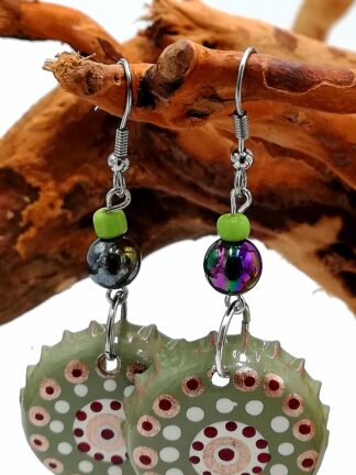 Bottle Cap Earring 142