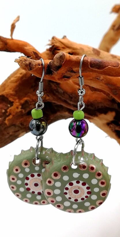 Bottle Cap Earring 142