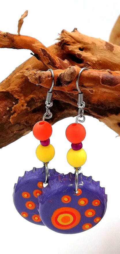 Bottle Cap Earring 151