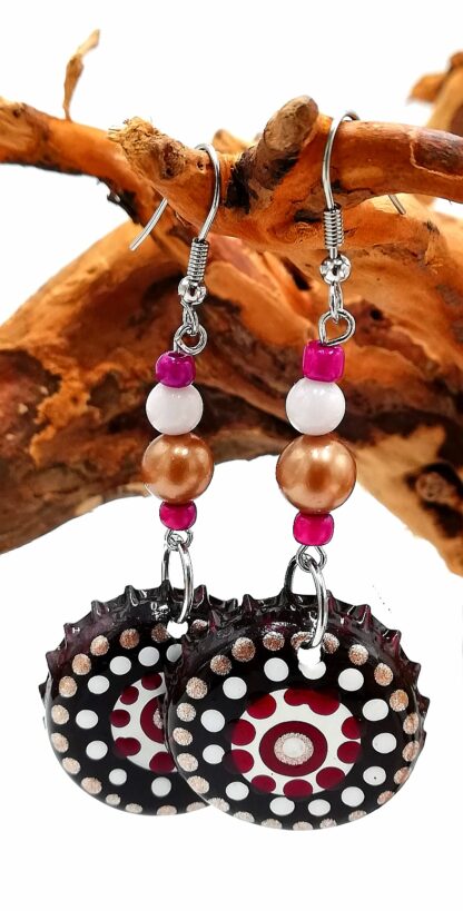 Bottle Cap Earring 156
