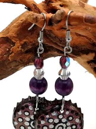 Bottle Cap Earring 157