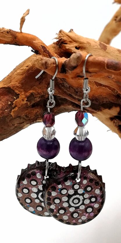 Bottle Cap Earring 157