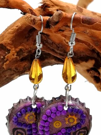 Bottle Cap Earring 167