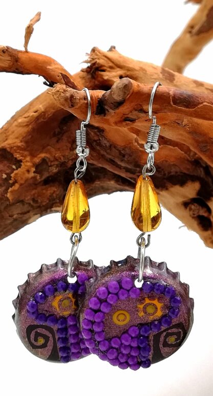 Bottle Cap Earring 167