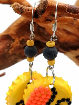 Bottle Cap Earring 174