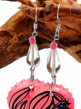 Bottle Cap Earring 176
