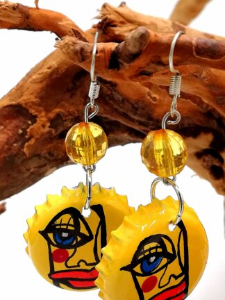 Bottle Cap Earring 177