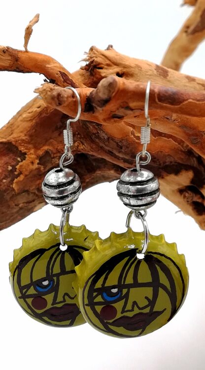 Bottle Cap Earring 179