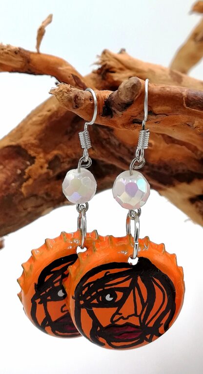 Bottle Cap Earring 183