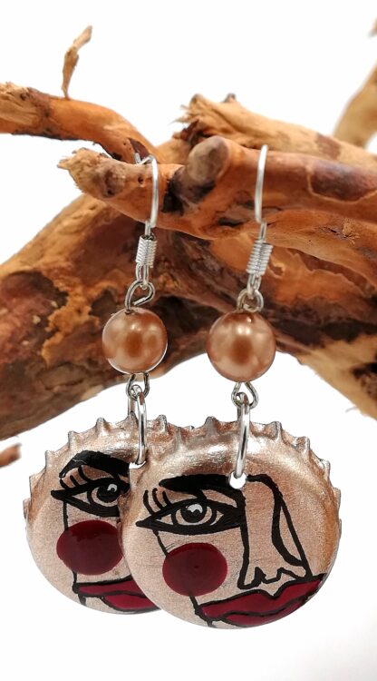 Bottle Cap Earring 184