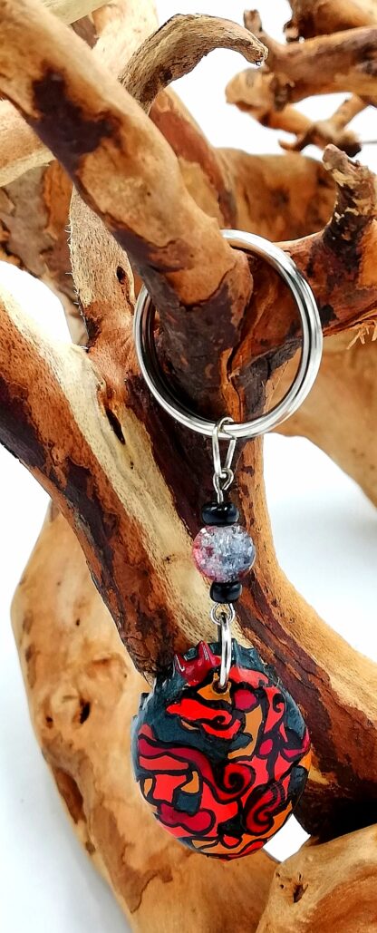Bottle Caps Keyring 006