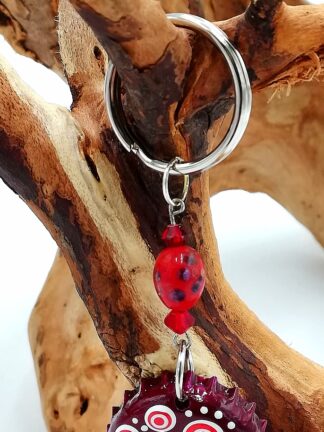 Bottle Caps Keyring 007