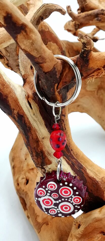 Bottle Caps Keyring 007