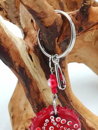 Bottle Caps Keyring 008