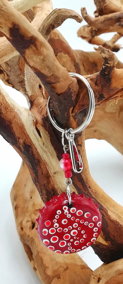 Bottle Caps Keyring 008